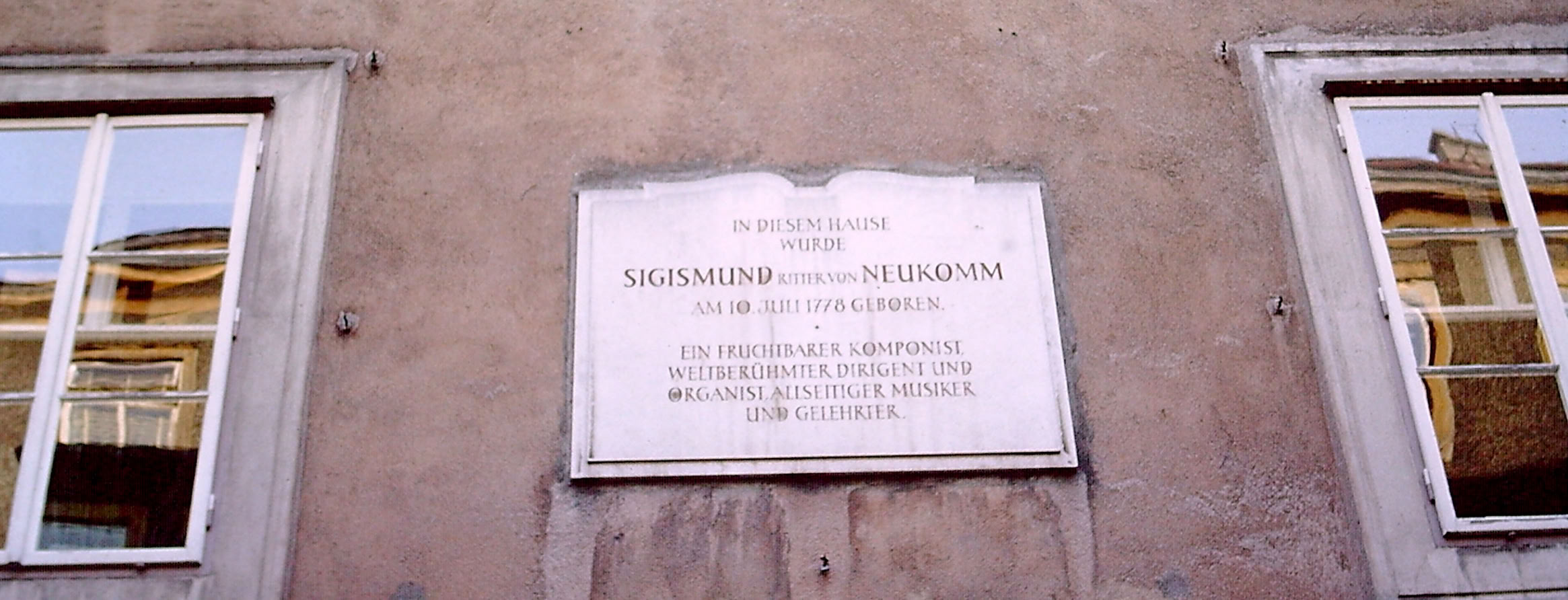 Haus von S. Neukomm in Salzburg. Foto A.A.Bispo
